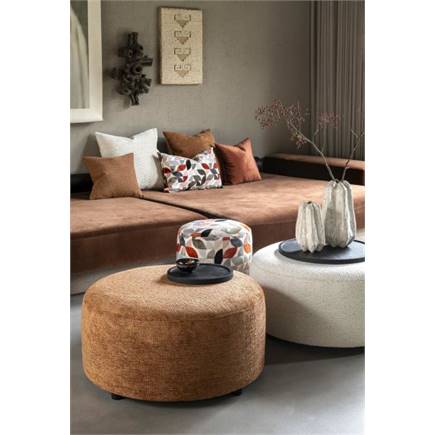 Coco Maison BeautiQ - Elite poef - rond 42 cm Koper